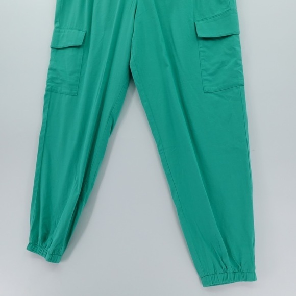 Abound Cargo Jogger Womens Large Green Marine Light Pants Lounge Comfy - Picture 4 of 13